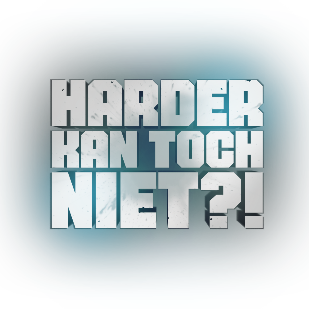 HARDER KAN TOCH NIET?!